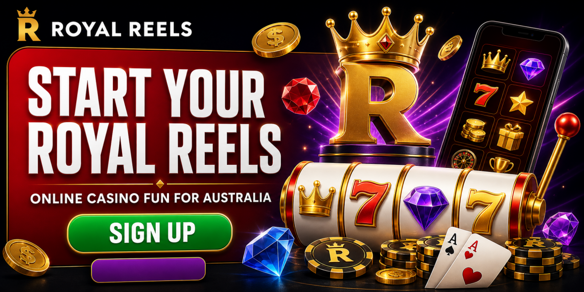 Royal Reels Casino Australia lobby and pokies